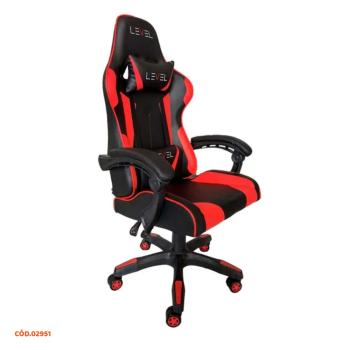 CADEIRA GAMER LEVEL LVC01DN RED