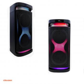 CAIXA DE SOM S/ FIO MTS-1013 6.5 160W POTENCIA RGB