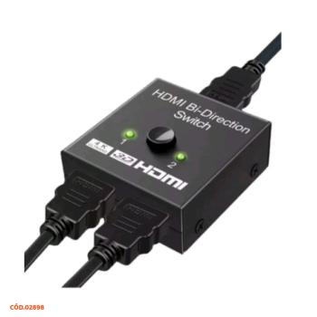 CHAVEADOR SWITCH HDMI BIDIRECIONAL 4K ULTRA HD 3D 30HZ LT-1169