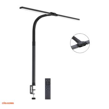 LUMINARIA DE MESA COM LED DE CABEÇA DUPLA 24W MT-L001
