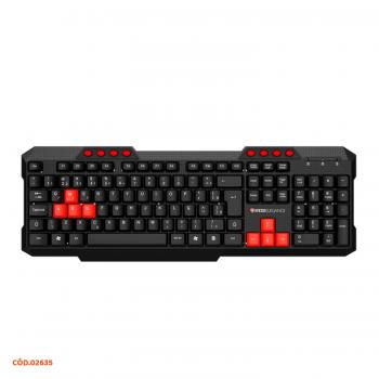 TECLADO KROSS KE-K103V3 PRETO