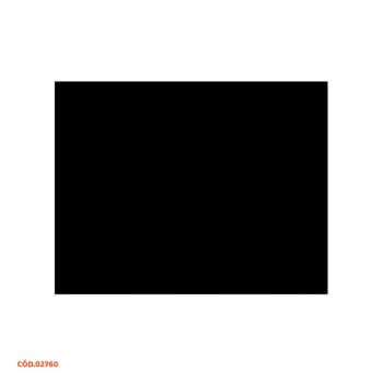 PLACA EVA COLOR 40CMX60CM PRETO LEOARTE