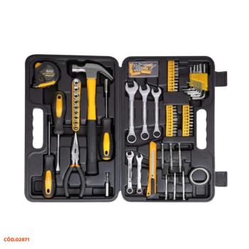 KIT JOGO DE FERRAMENTA COM 148 PECAS BOM-3916