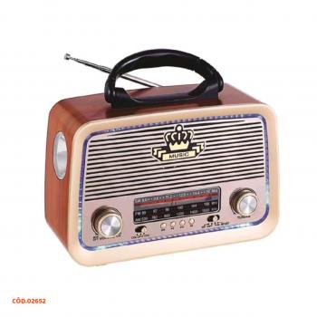RADIO MODELO ANTIGO RETRO MODERNO CAIXA DE SOM 127/220VK - 3189