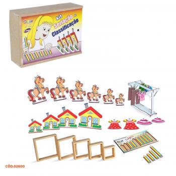 KIT SERIACAO E CLASSIFICACAO MDF 5 JOGOS CX MAD