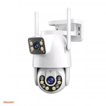 CAMERA DE SEGURANCA LENTE DUPLA IP66 WI-FI 360 DC 12V JORTAN YOOSEE