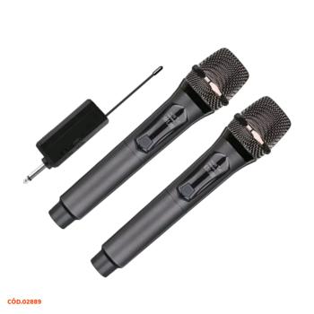 MICROFONE SEM FIO DUPLO DE MAO EL-5027 40MZ