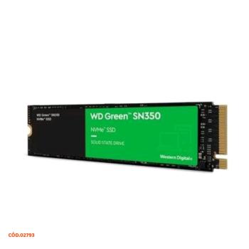SSD WD GREEN SN350 NVME 500GB GEN3X4 2400-1650MB/S
