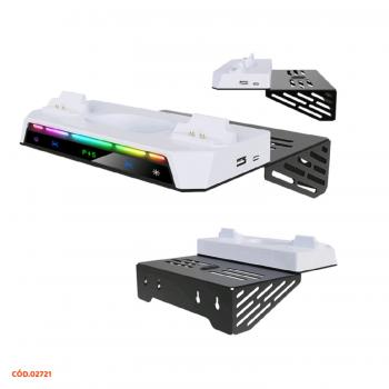KIT DE MONTAGEM NA PAREDE DE CARREGAMENTO DUPLO PARA CONTROLE PS5 YZC-505
