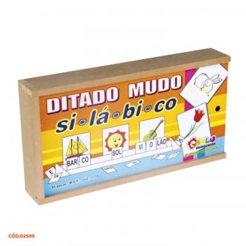 DITADO MUDO SILABICO MDF 95 PECAS CX MADEIRA