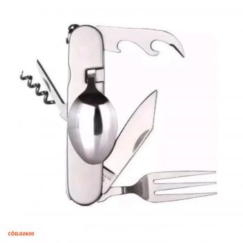 KIT TALHER CANIVETE SUICO MULTIFUNCIONAL INOX