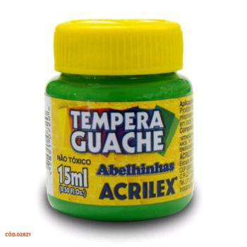 TINTA GUACHE 15ML VERDE ACRILEX UNIDADE