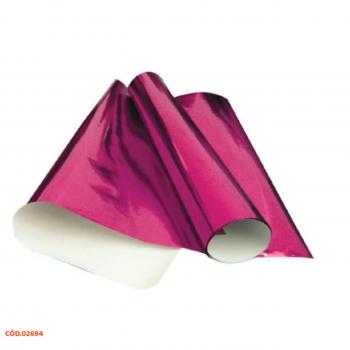 CARTOLINA LAMINADA/ PAPEL LAMINADO 48X60 PINK