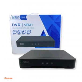 DVR 8 CANAIS RECONHECIMENTO FACIAL AUDIO COAXIAL 5 EM 1  1080P 5MMP H265 SIGMA-D408BP XMEYE AITEK