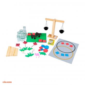 KIT DE PROVAS PIAGETIANAS  13 PROVAS MALETA MDF