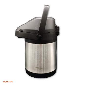 GARRAFA TERMICA DE AÇO INOX 2,5 LITROS