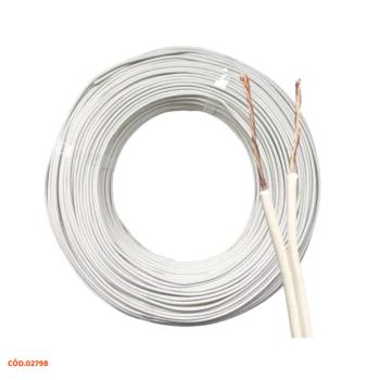 FIO PARALELO 2X2,5MM CABO DUPLO 750V BRANCO