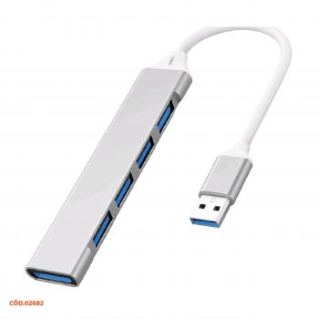 ADAPTADOR HUB USB 4 PORTAS 1 PORTA 3.0 REAL 3 PORTAS 2.0 LT H022
