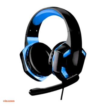 FONE DE OUVIDO GAMER HEADSET COM LED ESTEREO PARA PC KA-9008