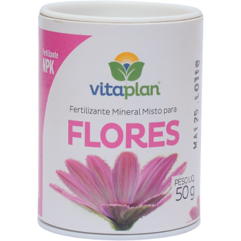 Fertilizante para Flores em Pastilha Vitaplan 50g