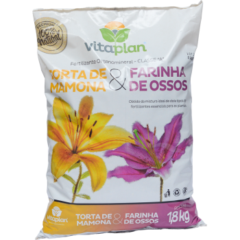 Fertilizante Torta de Mamona + Farinha de Ossos Vitaplan Rf 1,8kg