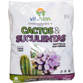 Substrato Cactos e Suculentas Vitaplan 2kg