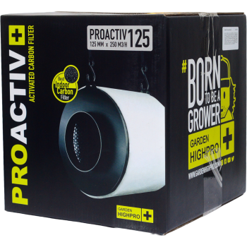 Exaustor Filtro de Carbono Ativado ProActiv 125mm/250m³/h HIGH PRO GARDEN