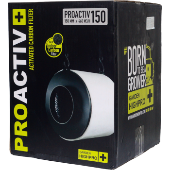 Exaustor Filtro de Carbono Ativado ProActiv 150mm/460m³/h HIGH PRO GARDEN