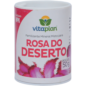 Fertilizante para Rosa do Deserto em Pastilha Vitaplan 50g