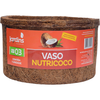 Vaso Redondo Nutricoco N3 Medio Nutriplan