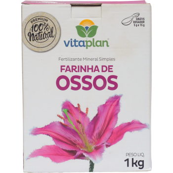 Fertilizante Farinha de Ossos Vitaplan 1kg