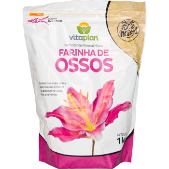 Fertilizante Farinha de Ossos Pouch Vitaplan 1kg