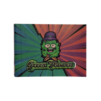 Piteira de Papel Green Flowers Extra Longa