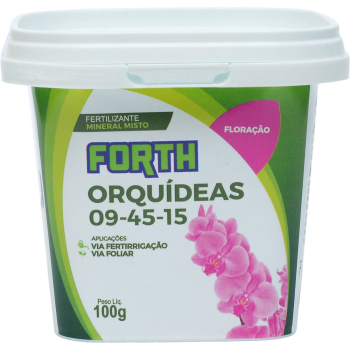 Fertilizante FORTH Orquidea 09-45-15 Floração 100g