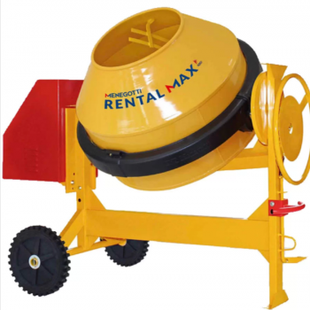 00000 - Betoneira Menegotti Rental Max 400L Monofasica 2Cv Com Kit Seguranca