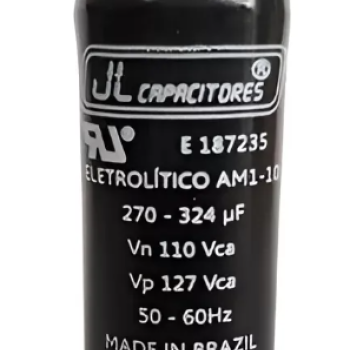 26100464 - Capacitor Eletrolitico Tipo Caneca Para Partida do Motor Guincho Monofasico 270/324 UF 60Hz (capacitor,