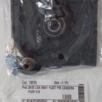 738725 BASE LIXA MONT PLAST PRE LIXADEIRA PLO01 V.B