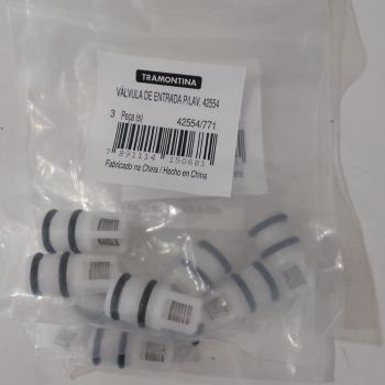 42554771 VALVULA DE ENTRADA P/LAV. 42554 TRAMONTINA - KIT COM 3 PECAS