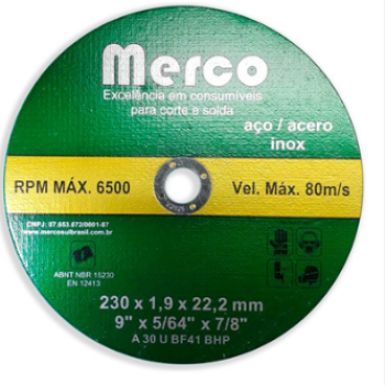 2779 DISCO CORTE INOX 09