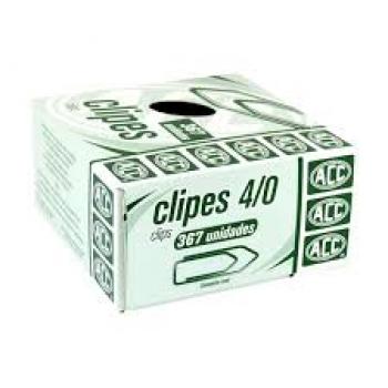 CLIPS N.4/0 GALVANIZADO 367 UNIDADES (papelaria)