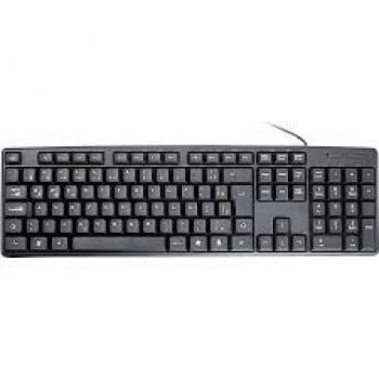 TECLADO KMEX KB3728U USB PRETO SLOGO ABNT2 KB3728U0001CB0X