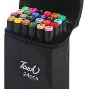 Caneta Colorida 24 cores para pintar Bobbie Goods (papelaria)