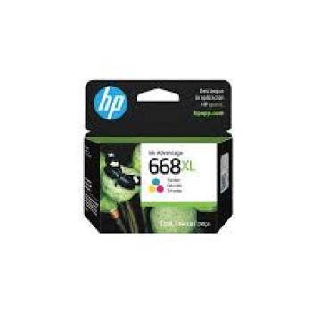 CARTUCHO DE TINTA HP 7FP38VL (668XL) COLOR LJ