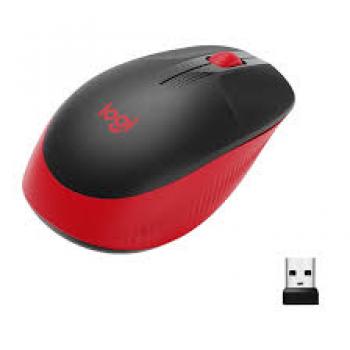 MOUSE LOGITECH M190 SEM FIO VERMELHO