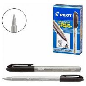 PINCEL P/RETROPROJETOR  PRETO * CANETA PERM. P/TRANSP/CD/DVD 2.0MM * (papelaria)