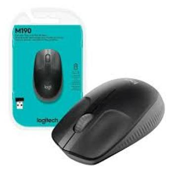 MOUSE LOGITECH M190 SEM FIO CINZA