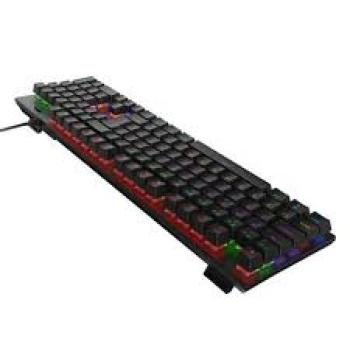 TECLADO MECANICO 100% PCYES ZECKY BLACK VULCAN - SWITCH RED - LED RAINBOW- PTZKBVRD