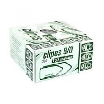 CLIPS N.8/0 GALVANIZADO 137 UNIDADES (papelaria)