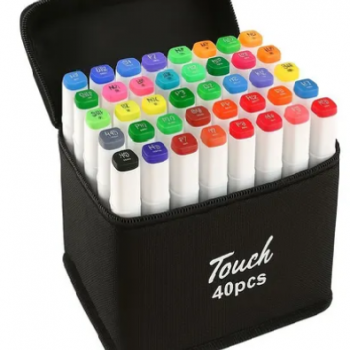 Caneta Colorida 40 cores para pintar Bobbie Goods   (papelaria)