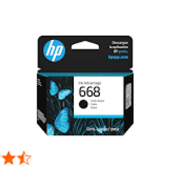 CARTUCHO DE TINTA HP 7FP37VL (668) PRETO LJ